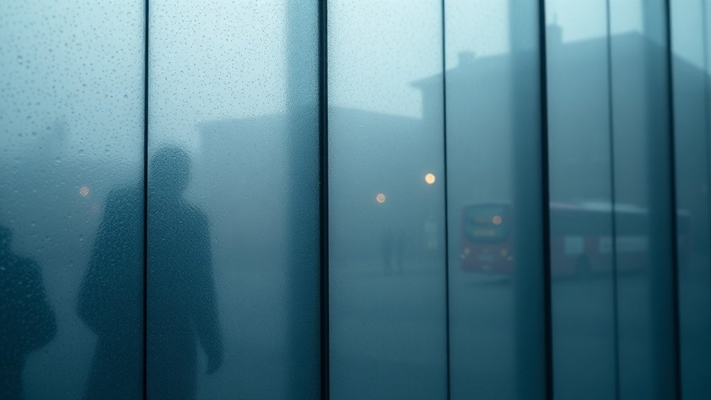 Frosted Obscure Glass Seven Sisters