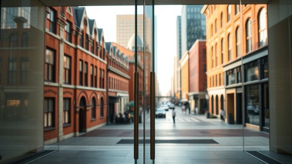 Glass Doors Page Green