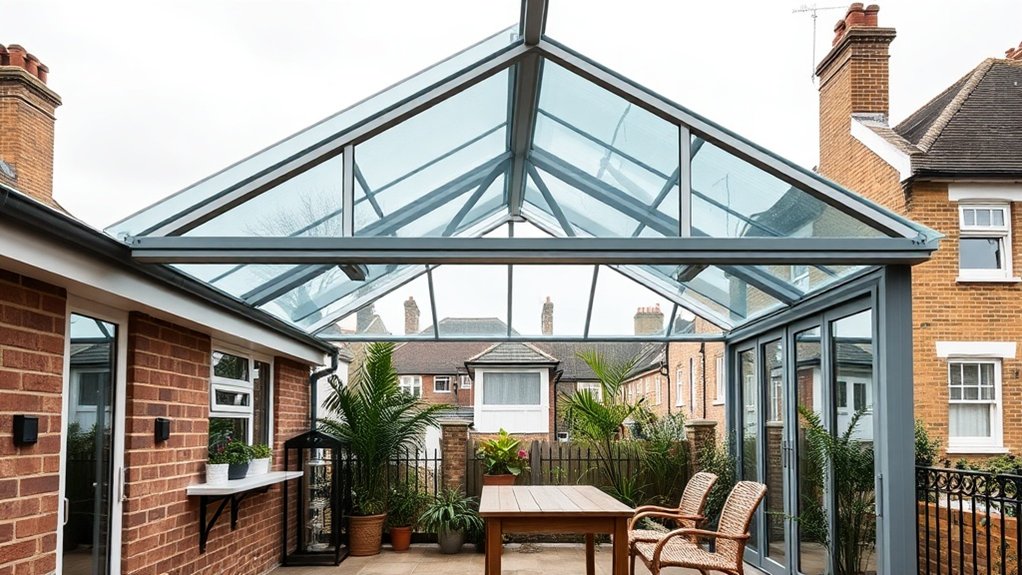 Lean-To Glazing Seven Sisters