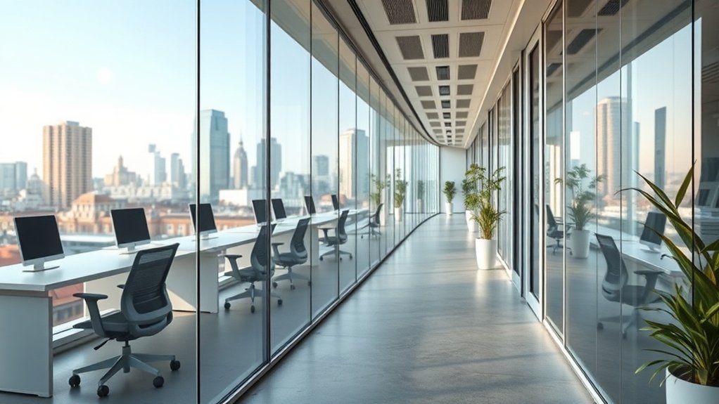 Office Glazing Seven Sisters