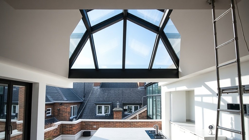 Roof Lantern Installation Seven Sisters