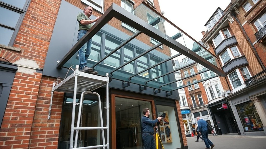 Shopfront Canopy Seven Sisters